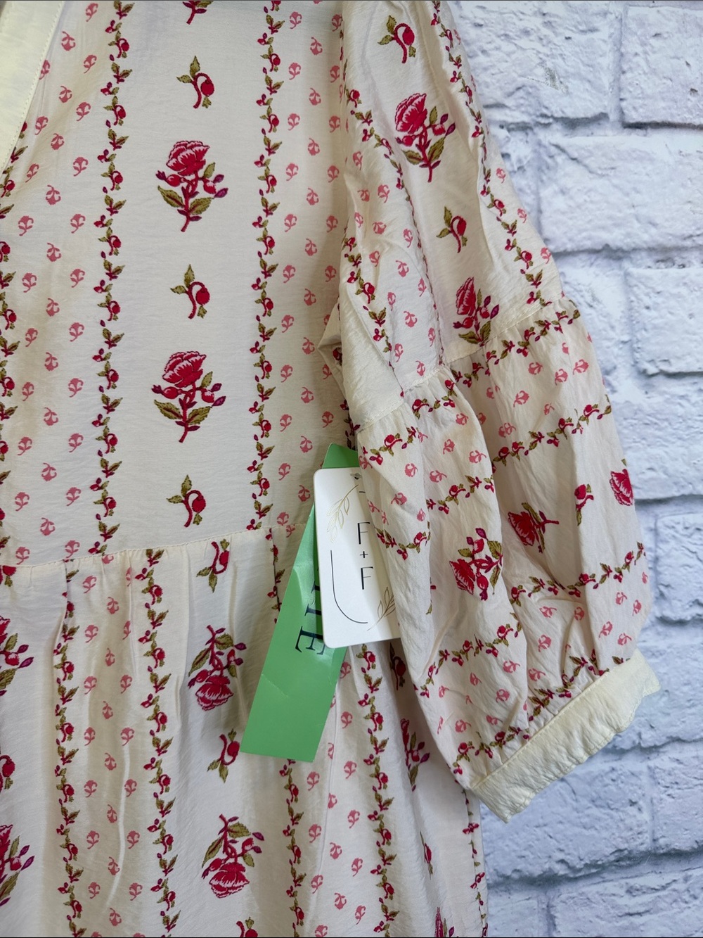 Anthropologie Figueroa Flower midi floral boho size PM new - Picture 6 of 9
